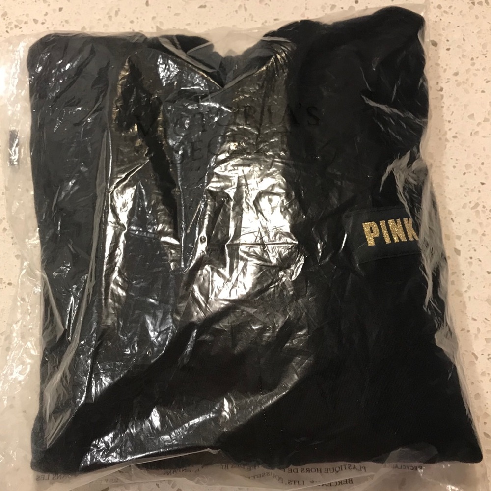 VS VICTORIAS SECRET PINK PERFECT FULL-ZIP HOODIE M - Picture 3 of 5